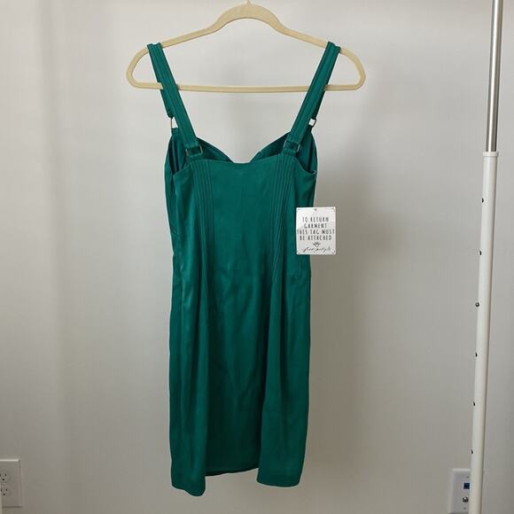 Free People Party Green Mini Dress - Picture 4 of 5